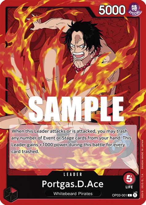 (Red) Portgas.D.Ace − FEATURE｜ONE PIECE .